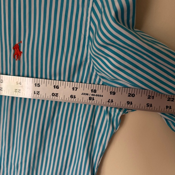 Ralph Lauren Blue Striped women’s Classic Fit
Blouse Shirt used once - Picture 4 of 11